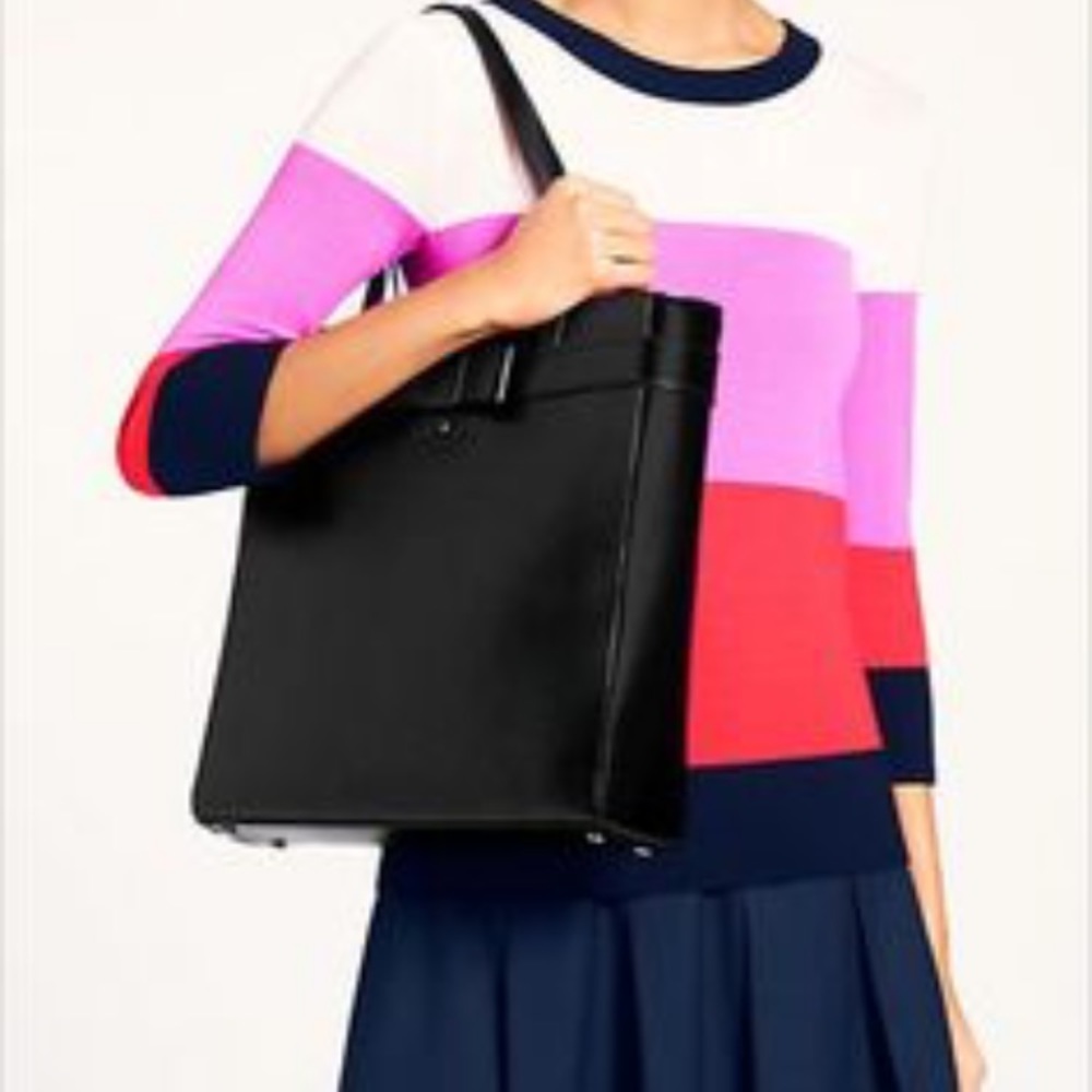Kate Spade ♠️ Kirk Park Britain black on black - Picture 1 of 8